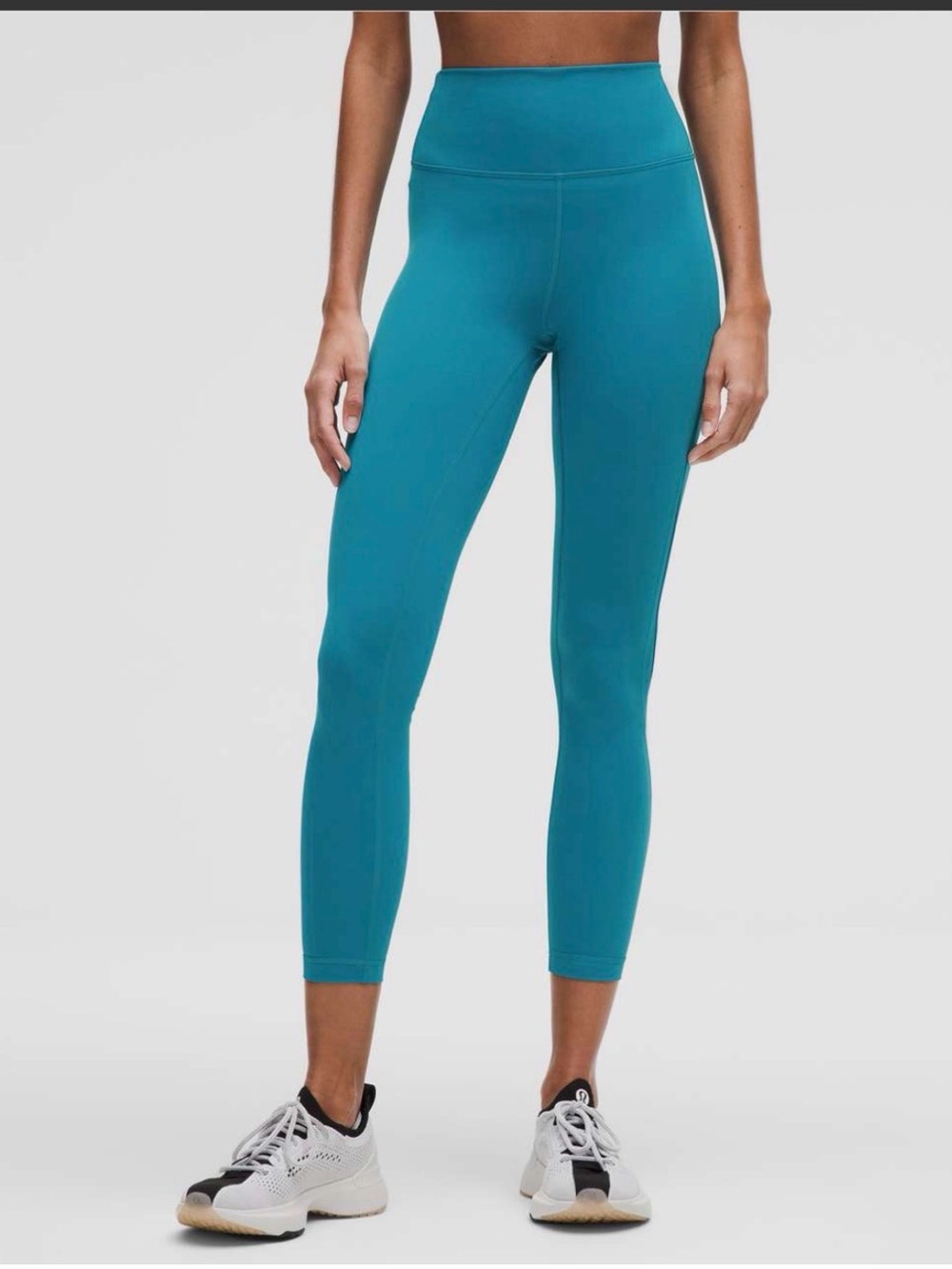 Lululemon Wunder Train Mesh Panel High-Rise Tight 25" Blue Sz 10